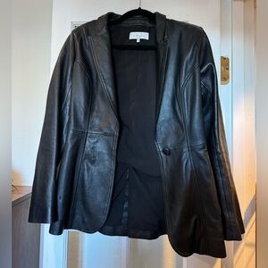 100% Leather Revolve Blazer